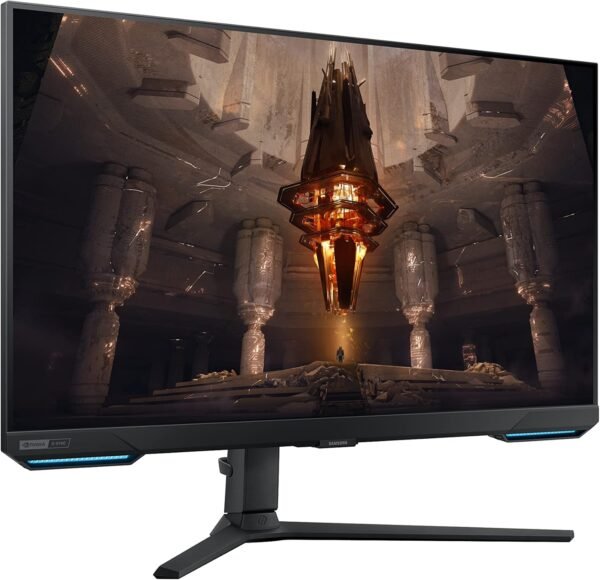 SAMSUNG 28? Odyssey G70B Series 4K UHD Gaming Monitor, IPS Panel, 144Hz, 1ms, HDR 400, G-Sync and FreeSync Premium Pro Compatible, Ultrawide Game View, LS28BG702ENXGO, Black - Image 2