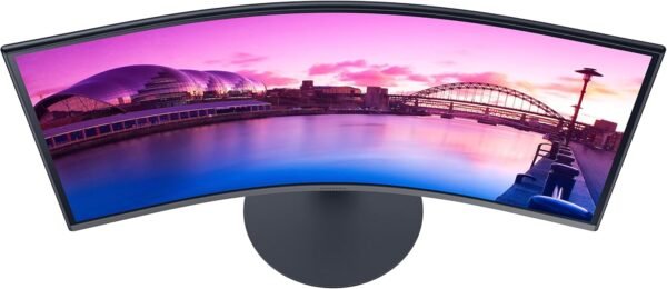 SAMSUNG 32-Inch S39C Series FHD Curved Gaming Monitor, 75Hz, AMD FreeSync, Game Mode, Advanced Eye Comfort, Frameless Display, Built in Speakers, Slim Metal Stand, LS32C392EANXGO, 2023, Black - Image 5