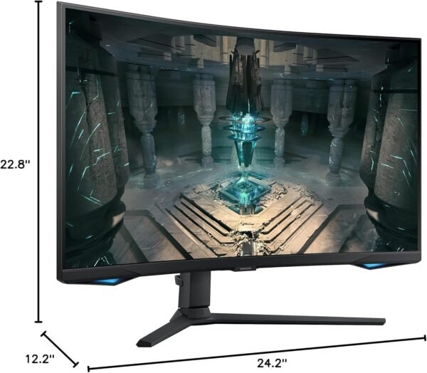 SAMSUNG 27" Odyssey G65B QHD 240Hz 1ms (GTG) HDR 600 Gaming Hub 1000R Curved Gaming Monitor - Image 11